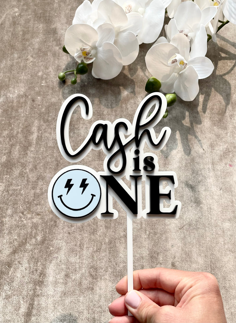Double-Layer Acrylic Cake Topper