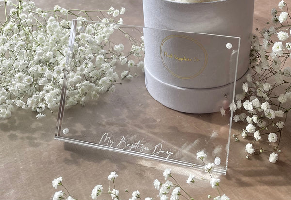 Engraved Acrylic Picture Frame