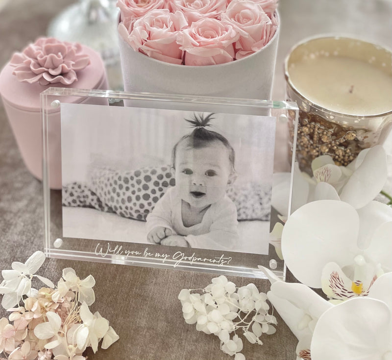 Engraved Acrylic Picture Frame